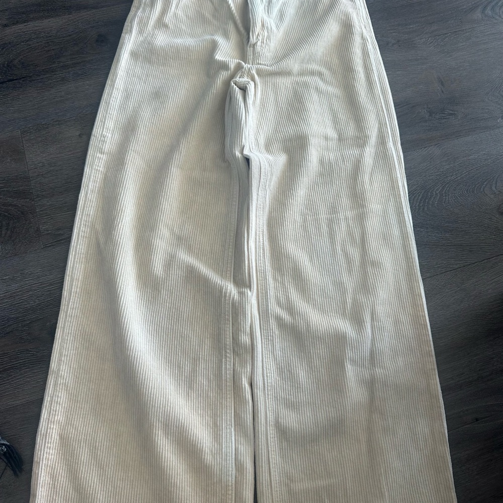 Urban Outfitters Cream Wide-Leg Pants